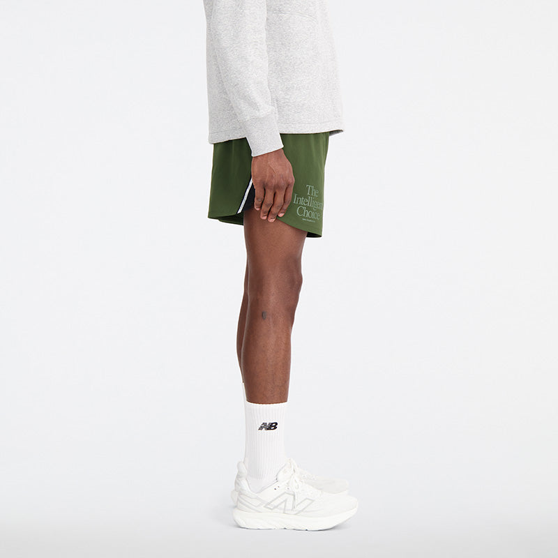 Men's Graphic Impact Run 5 Inch Short