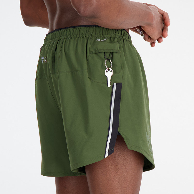Men's Graphic Impact Run 5 Inch Short