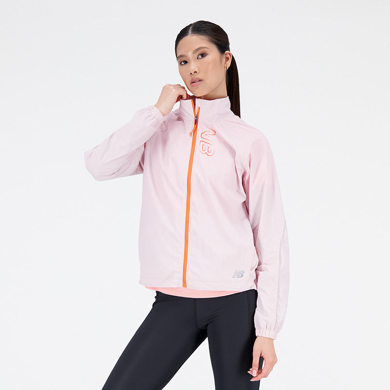 Women's Printed Impact Run Packable Jack