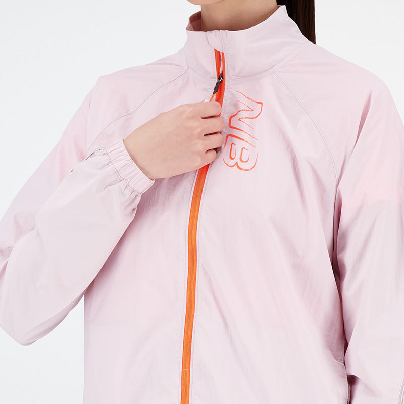 Women's Printed Impact Run Packable Jack
