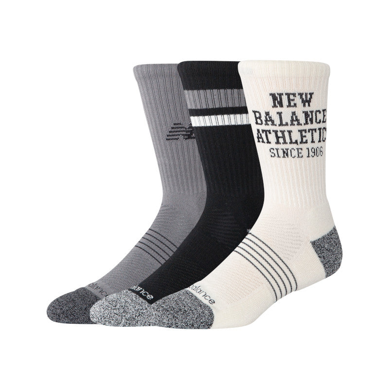 Unisex Active Graphic Crew Socks 3 Pack