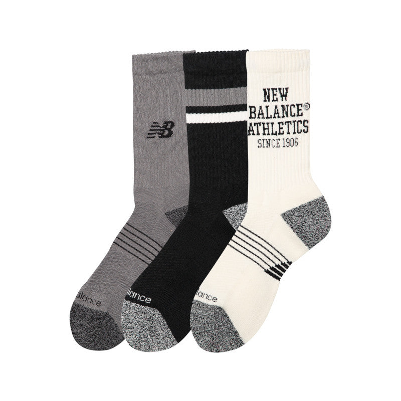 Unisex Active Graphic Crew Socks 3 Pack