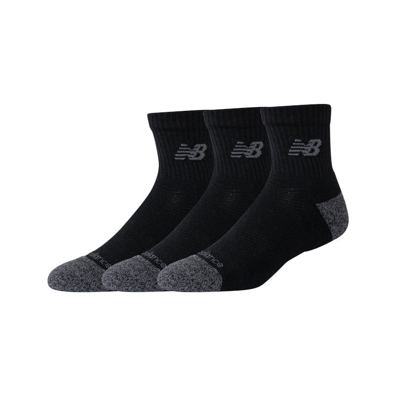 Unisex Active QTR Socks 3 Pack