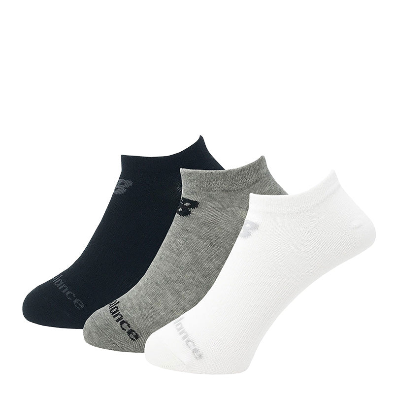Unisex Performance Cotton Flat Knit No Show Socks 3 Pack