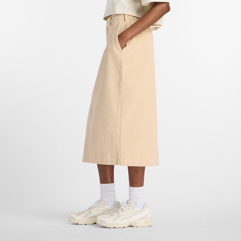 Women's Stretch Corduroy Midi Skirt