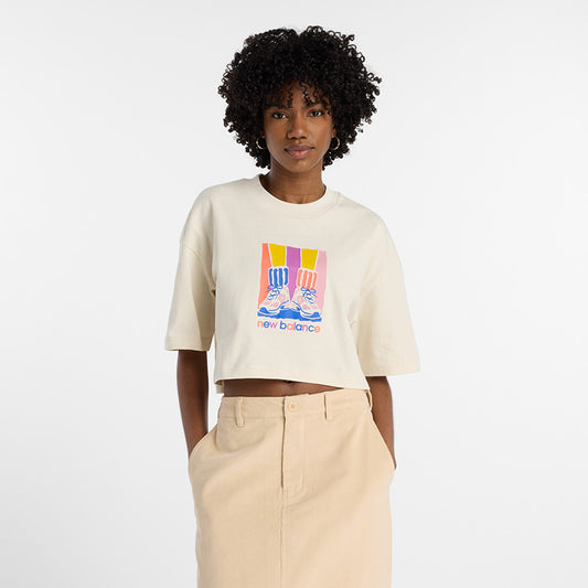 Women's Athletics Gradient Shoes T-Shirt