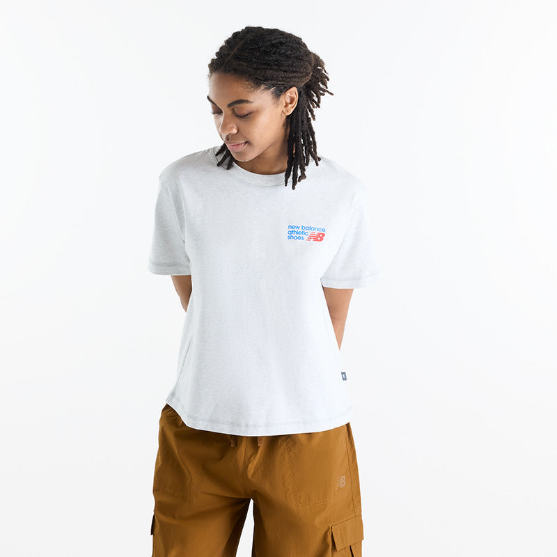 Women's Athletics Premium Logo Hip Length Relaxed T-Shirt