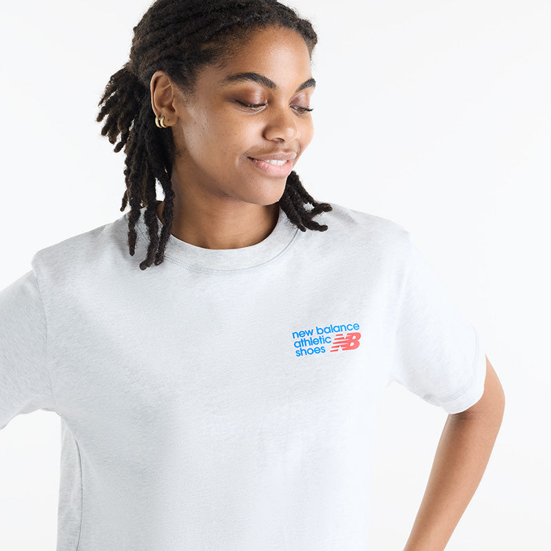 Women's Athletics Premium Logo Hip Length Relaxed T-Shirt
