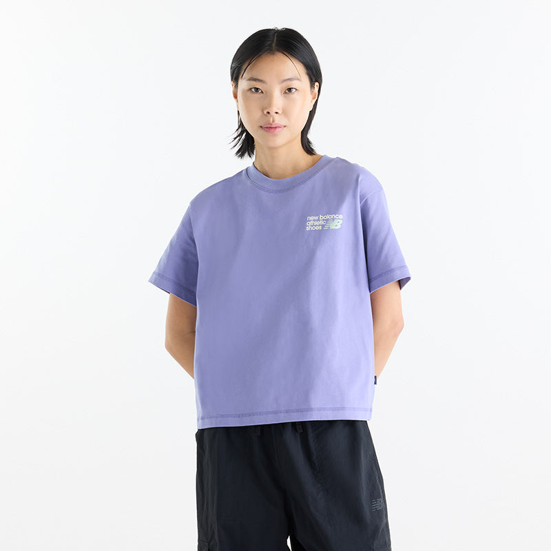 Women's Athletics Premium Logo Hip Length Relaxed T-Shirt