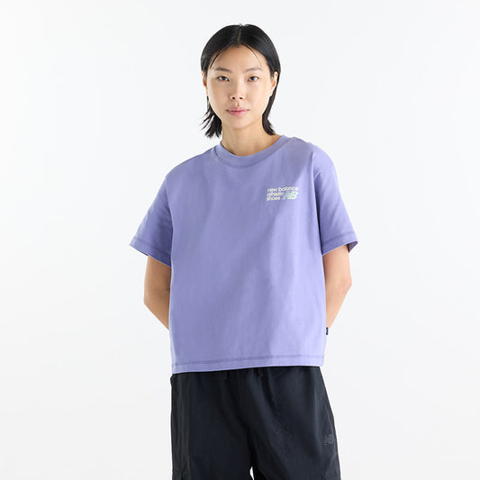 Women's Athletics Premium Logo Hip Length Relaxed T-Shirt