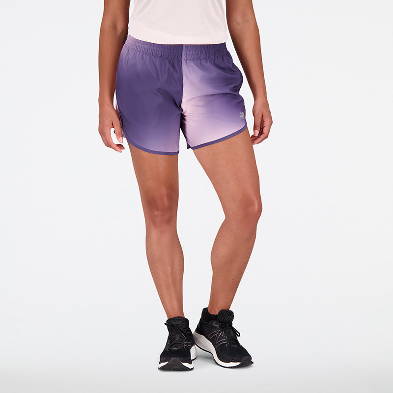 Women's Printed Accelerate 5 inch Short