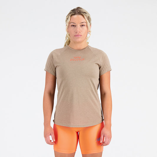 Women's Printed Impact Run Short Sleeve